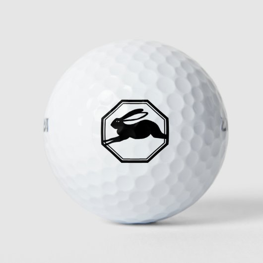 springkonijn golfballen (Voorkant)