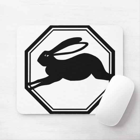 springkonijn muismat (Met muis)