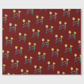 springkous cadeaupapier (Vlak)