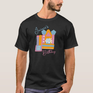 Springkussen Feest Kleurrijke Opblaasbare Verjaard T-shirt