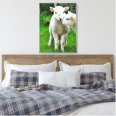 SPRINGLAMBS CANVAS AFDRUK (Insitu (Slaapkamer))