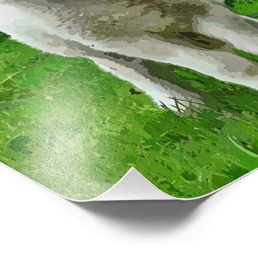 SPRINGLAMBS FOTO AFDRUK (Hoek)