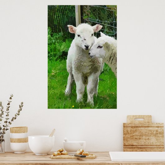 SPRINGLAMBS POSTER (Keuken)
