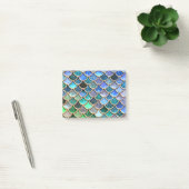 Springlike multicolor Glitter Mermaid Scales Post-it® Notes (Kantoor)