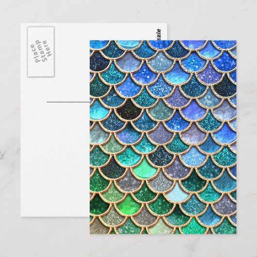 Springlike veelkleurig schittert de Schalen van de Briefkaart (Voorkant / Achterkant)