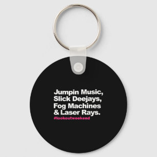 Springmuziek Slick Deejays voor machines en laser Sleutelhanger