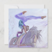 springpaard kaart (Voorkant)