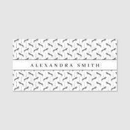 springpaard | Krabbel Paard | Paardentrainer Naamplaatje