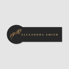 springpaard | Krabbel Paard | Paardentrainer Naamplaatje