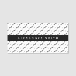 springpaard | Krabbel Paard | Paardentrainer Naamplaatje