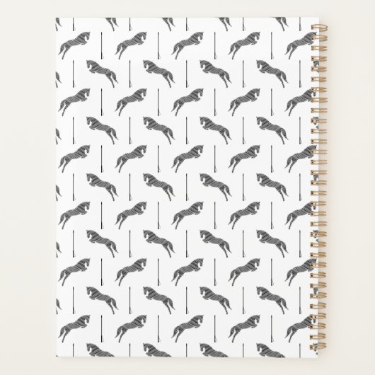 springpaard | Krabbel Paard | Paardentrainer Planner (Achterkant)