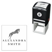 springpaard | Krabbel Paard | Paardentrainer Zelfinktende Stempel (In situ)