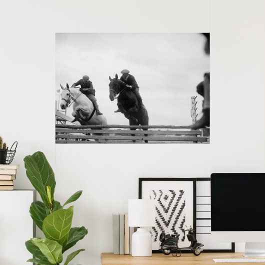  springpaarden poster (Thuiskantoor)