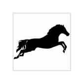 springpaardstempel rubberstempel (Afrduk)