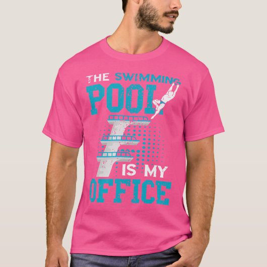 Springplank Duiken Kantoor Zwembad Springboar T-shirt (Voorkant)