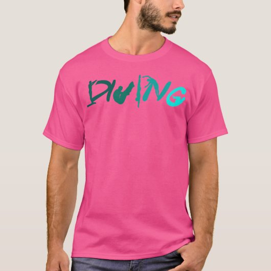 Springplank duikplatform High Diving T-shirt (Voorkant)
