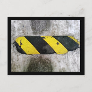 springplank op de weg briefkaart