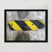 springplank op de weg briefkaart (Voorkant)