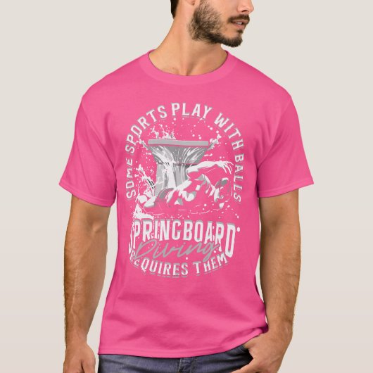 Springplankduiken Freediving T-shirt (Voorkant)