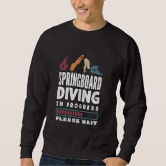 Springplankduiker in uitvoering trui
