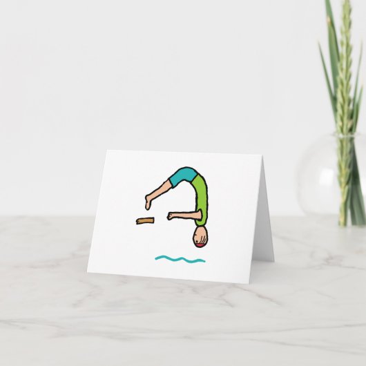 Springplankduiking Kaart (Voorkant)