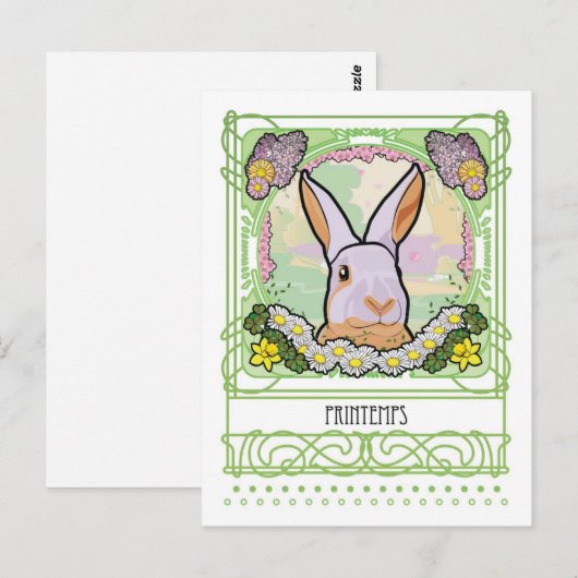 SPRINGPOSTKAART BRIEFKAART (Voorkant / Achterkant)