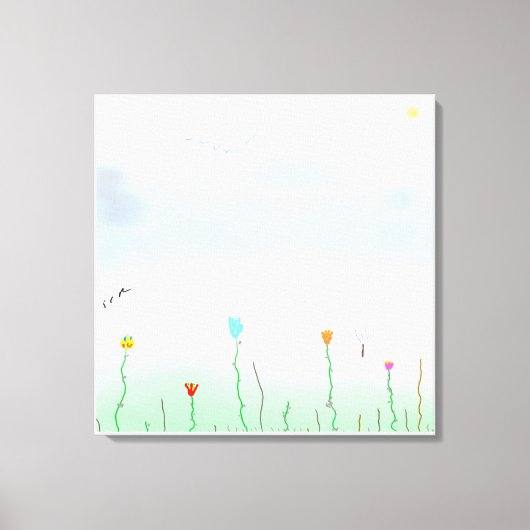 Spring's a-comin'! canvas afdruk (Voorkant)