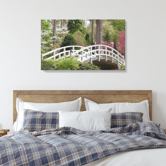 Spring's Bridge Canvas Afdruk (Insitu (Slaapkamer))
