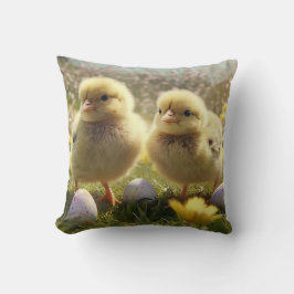 Spring's Delight - Schattige Kuikens blij Pasen Kussen