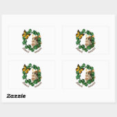 Spring's Embrace: Rechthoekige Sticker (Vel)
