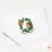 Spring's Embrace: Rechthoekige Sticker (Envelop)