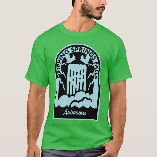 Springs Falls Arkansas Oversized T-shirt (Voorkant)