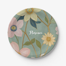 Spring's Gentle Awakening gepersonaliseerd Papieren Bordje