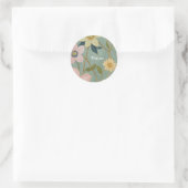 Spring's Gentle Awakening gepersonaliseerd Ronde Sticker (Tas)