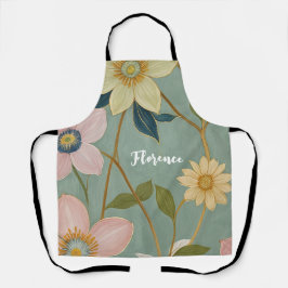 Spring's Gentle Awakening gepersonaliseerd Schort