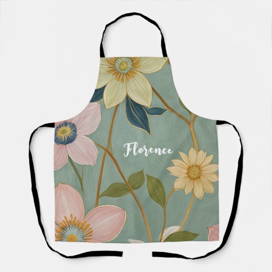 Spring's Gentle Awakening gepersonaliseerd Schort (Voorkant)