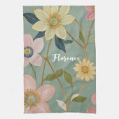 Spring's Gentle Awakening gepersonaliseerd Theedoek (Verticaal)