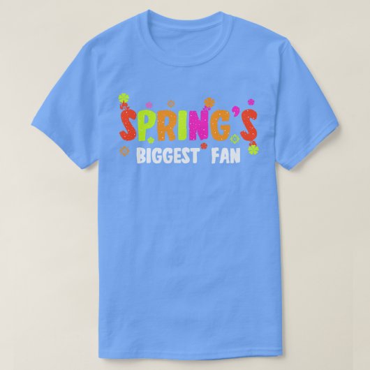 Springs grootste fan t-shirt (Design voorkant)