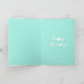 "Spring's in the air" vriendschappelijke verjaarda Kaart (Binnen)