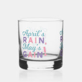 Spring's Promise - 'April's Rain, May's Gain!' Whisky Glas (Voorkant)