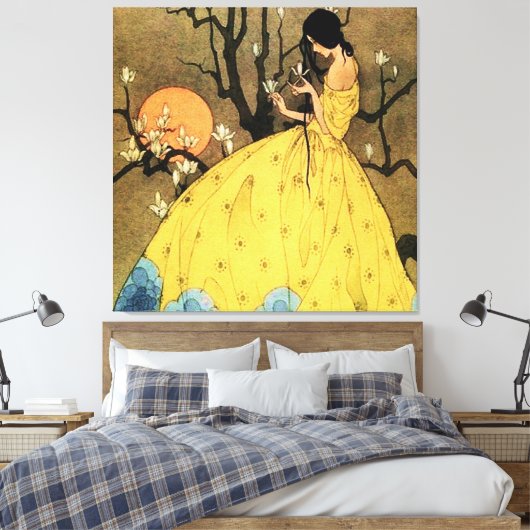 "Spring's Promise" door Marjorie Miller Canvas Afdruk (Insitu (Slaapkamer))