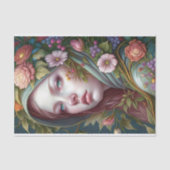 Springs Whisper Garden Maiden Jade-Roos Decoupage Tissuepapier (Voorkant)