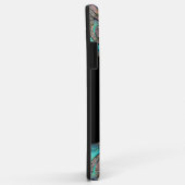 Springsalla Uniek Elegant Koel Monogram Case-Mate iPhone Case (Achterkant/rechts)