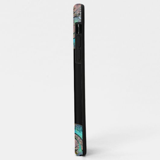 Springsalla Uniek Elegant Koel Monogram Case-Mate iPhone Case (Achterkant/links)