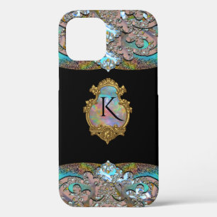 Springsalla Uniek Elegant Koel Monogram Case-Mate iPhone Case