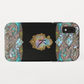 Springsalla Unieke elegante koel-monogram VI Case-Mate iPhone Case (Achterkant (horizontaal))