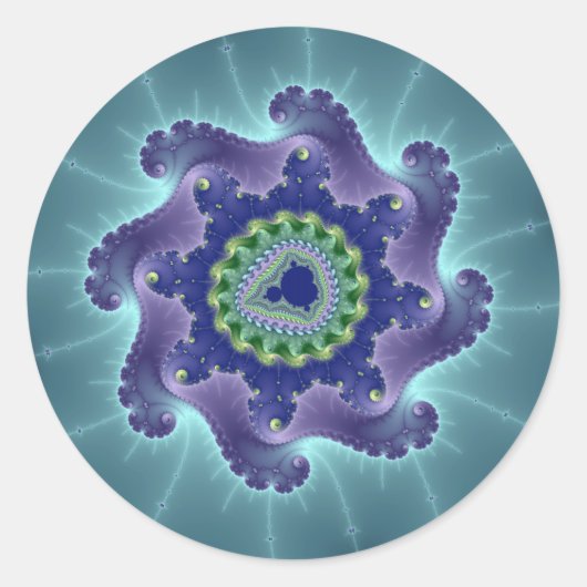 Springshine Glory Ronde Sticker (Voorkant)