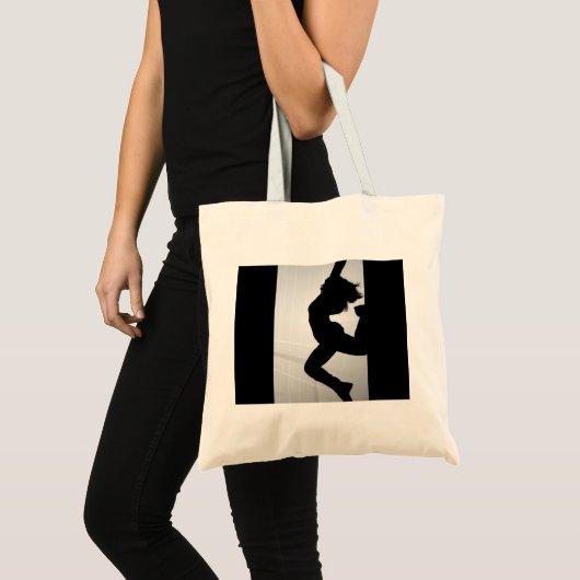 springsilhouet tote bag (Voorkant (product))