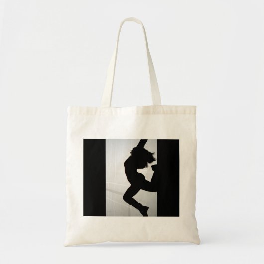 springsilhouet tote bag (Voorkant)