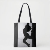 springsilhouet tote bag (Voorkant)